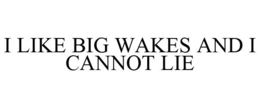 I LIKE BIG WAKES AND I CANNOT LIE trademark