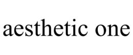 AESTHETIC ONE trademark