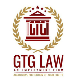 GTG LAW AN EMPLOYMENT FIRM AGGRESSIVE PROTECTION OF YOUR RIGHTS trademark