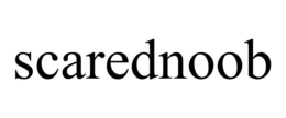 SCAREDNOOB trademark