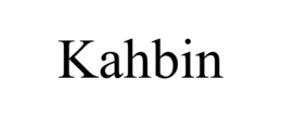 KAHBIN trademark