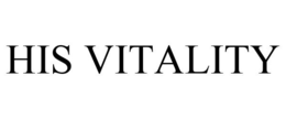 HIS VITALITY trademark