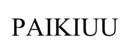 PAIKIUU trademark