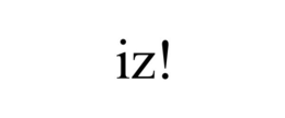 IZ! trademark