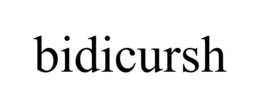 BIDICURSH trademark
