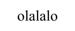 OLALALO trademark