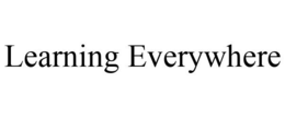LEARNING EVERYWHERE trademark