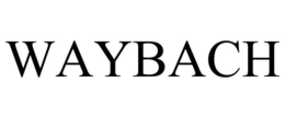 WAYBACH trademark