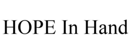 HOPE IN HAND trademark
