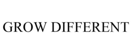 GROW DIFFERENT trademark