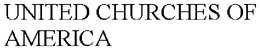 UNITED CHURCHES OF AMERICA trademark