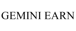 GEMINI EARN trademark