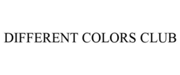 DIFFERENT COLORS CLUB trademark