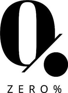 0 ZERO % trademark