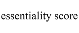 ESSENTIALITY SCORE trademark