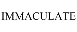 IMMACULATE trademark