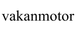 VAKANMOTOR trademark