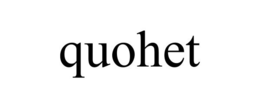 QUOHET trademark