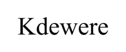 KDEWERE trademark