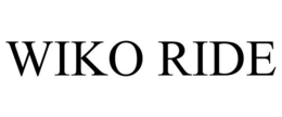 WIKO RIDE trademark