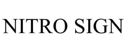 NITRO SIGN trademark