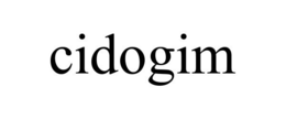 CIDOGIM trademark