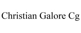 CHRISTIAN GALORE CG trademark
