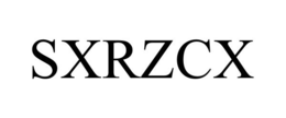 SXRZCX trademark