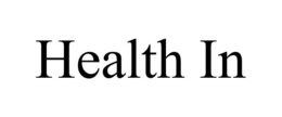HEALTH IN trademark