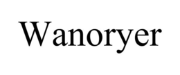 WANORYER trademark