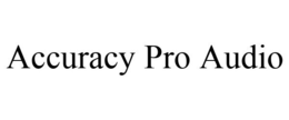 ACCURACY PRO AUDIO trademark