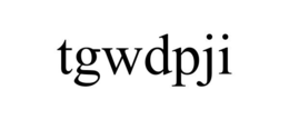 TGWDPJI trademark