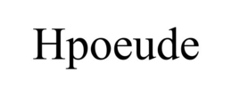 HPOEUDE trademark