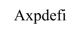 AXPDEFI trademark