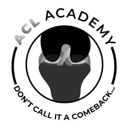 ACL ACADEMY DON'T CALL IT A COMEBACK... trademark