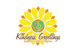 KINDNESS GREETINGS KG SPREAD A LITTLE SUNSHINE trademark