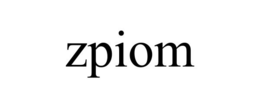 ZPIOM trademark
