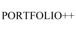 PORTFOLIO++ trademark
