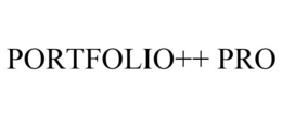 PORTFOLIO++ PRO trademark