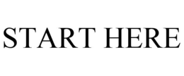 START HERE trademark