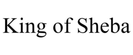 KING OF SHEBA trademark
