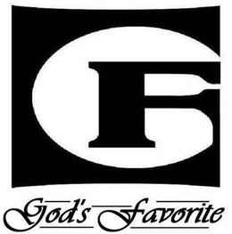 GF GOD'S FAVORITE trademark