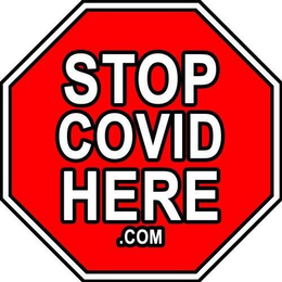 STOP COVID HERE .COM trademark