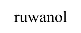 RUWANOL trademark