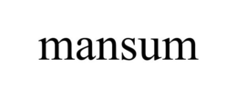MANSUM trademark