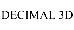 DECIMAL 3D trademark