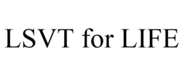 LSVT FOR LIFE trademark