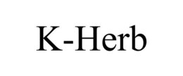 K-HERB trademark