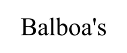 BALBOA'S trademark