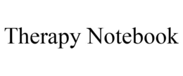 THERAPY NOTEBOOK trademark